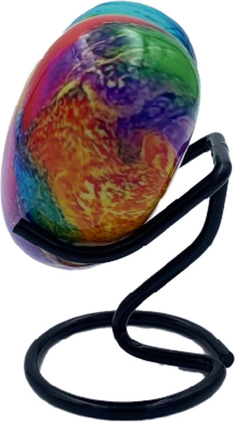 Akerz Mini Urn - multi color - Hart - Aluminium - Inclusief Standaard - Graveerbaar - 80ml