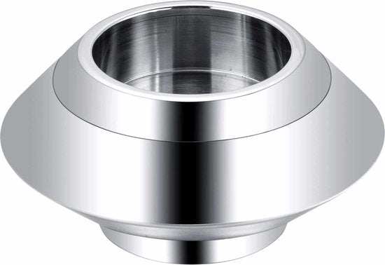 Mini urn - Waxinelichthouder - Zwart kleurig - Met waxinelichtje - Kaars