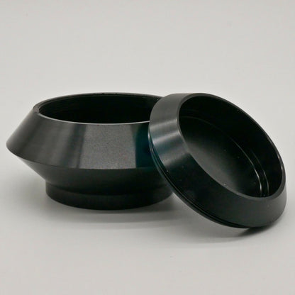 Mini urn - Waxinelichthouder - Zwart kleurig - Met waxinelichtje - Kaars