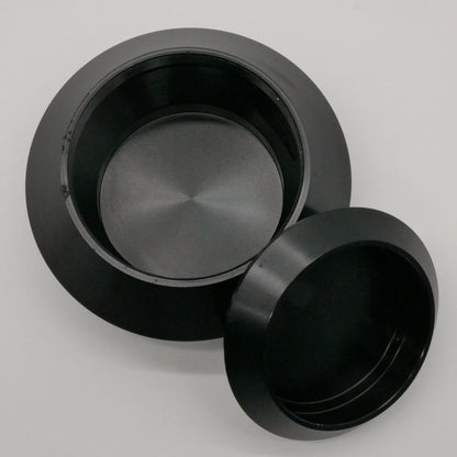 Mini urn - Waxinelichthouder - Zwart kleurig - Met waxinelichtje - Kaars