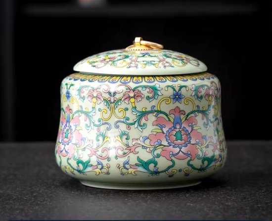 luxe Begrafenis Urn 885ML - Urn - Crematie Urn - As Urn - Voor Huisdieren, Honden, Katten of Menselijk As - Crematie As - Mini Urn - Geel