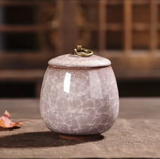 Luxe Urn 170 ML - Crematie Urn - Voor Huisdieren of Menselijk As - Crematie As - Mini Urn - Decoratie Urn - ROZE