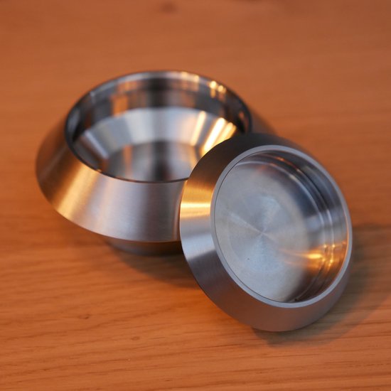 Mini urn - Waxinelichthouder - Zwart kleurig - Met waxinelichtje - Kaars